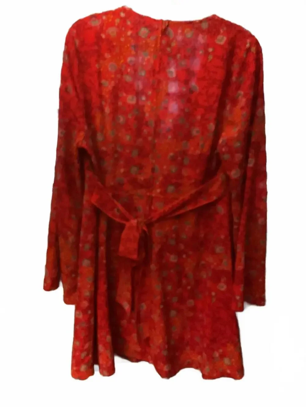 Emerald Sundae Y2K Floral Red Mini Dress Size XXL Special Occasion - Picture 10 of 11